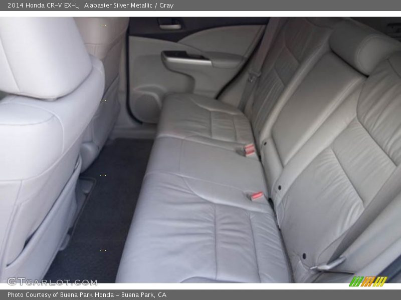 Alabaster Silver Metallic / Gray 2014 Honda CR-V EX-L