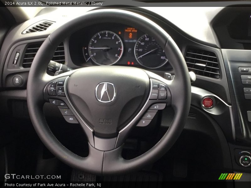 Polished Metal Metallic / Ebony 2014 Acura ILX 2.0L