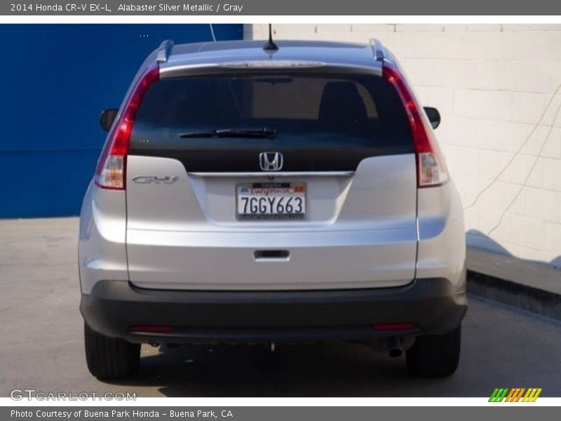 Alabaster Silver Metallic / Gray 2014 Honda CR-V EX-L
