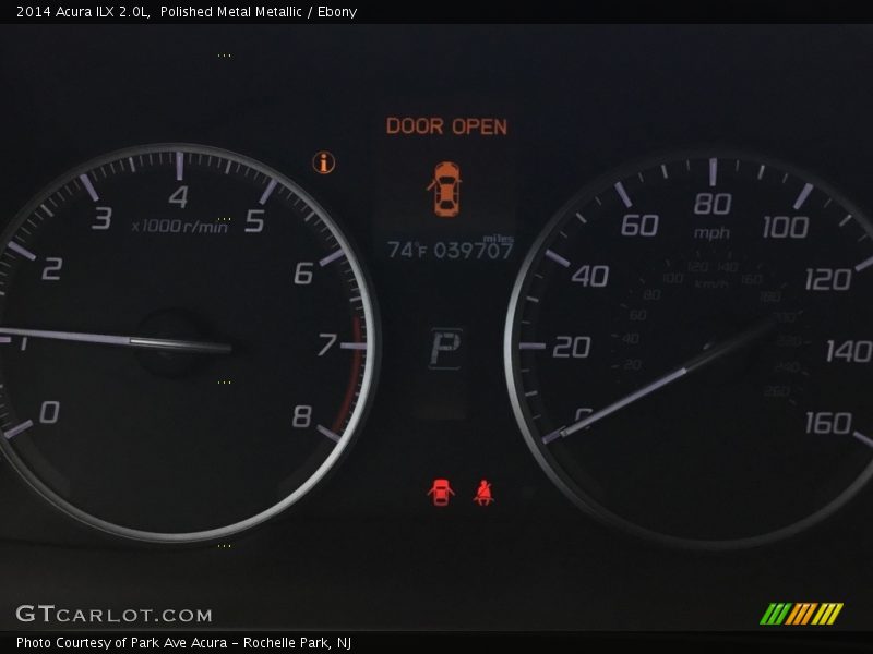 Polished Metal Metallic / Ebony 2014 Acura ILX 2.0L