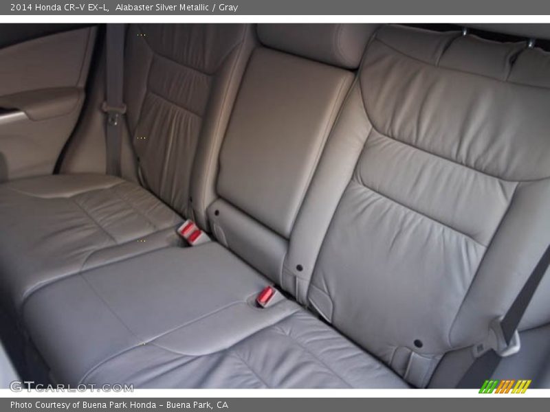 Alabaster Silver Metallic / Gray 2014 Honda CR-V EX-L