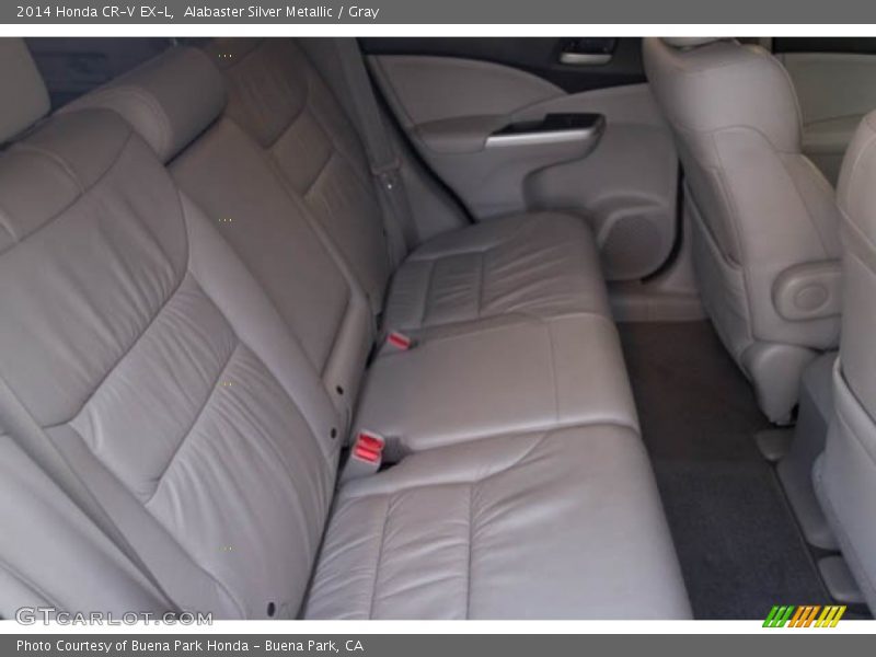 Alabaster Silver Metallic / Gray 2014 Honda CR-V EX-L