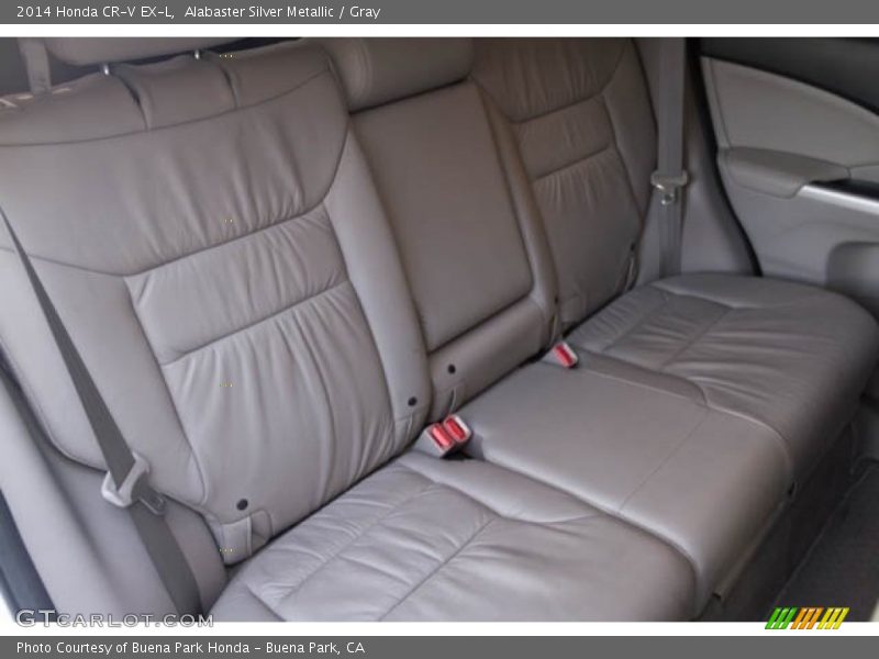 Alabaster Silver Metallic / Gray 2014 Honda CR-V EX-L