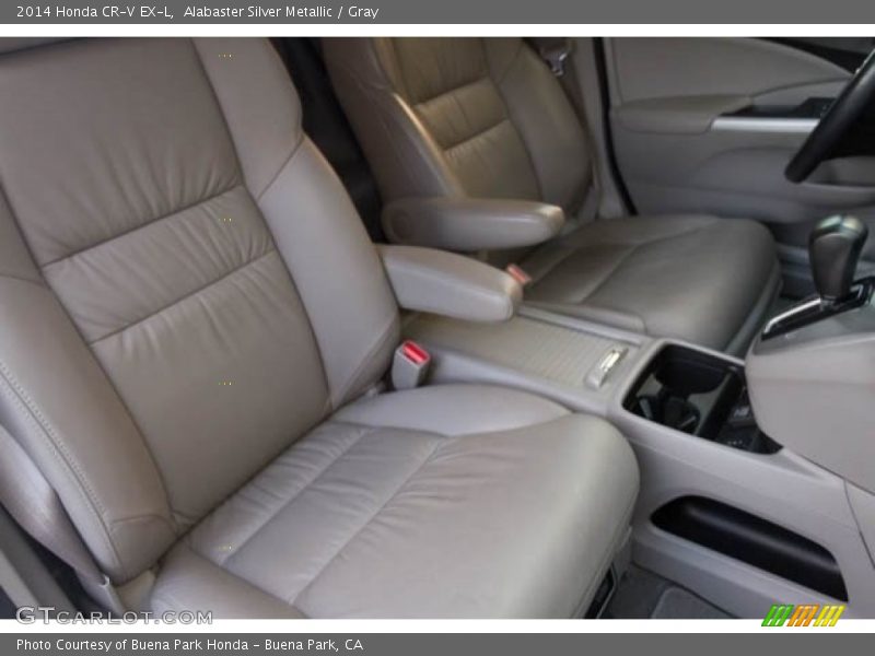 Alabaster Silver Metallic / Gray 2014 Honda CR-V EX-L