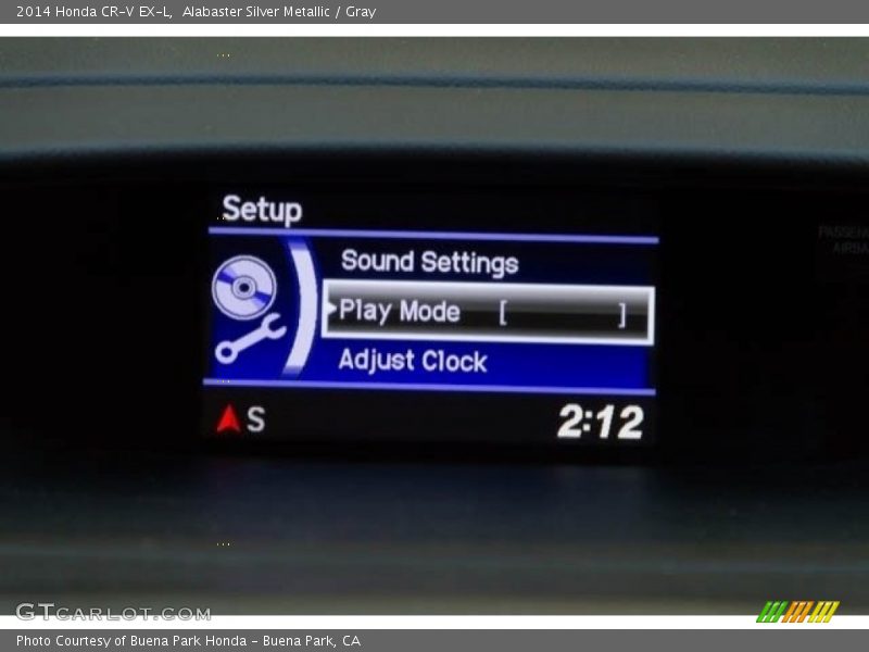 Alabaster Silver Metallic / Gray 2014 Honda CR-V EX-L