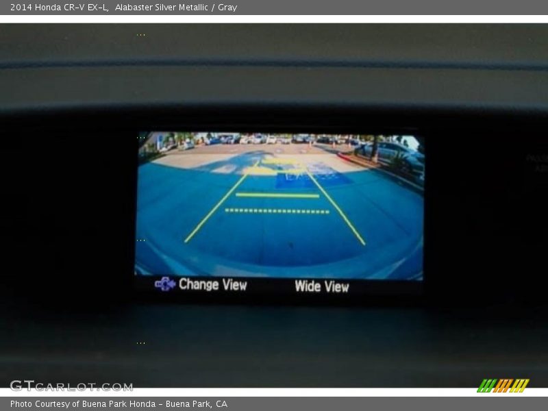 Alabaster Silver Metallic / Gray 2014 Honda CR-V EX-L