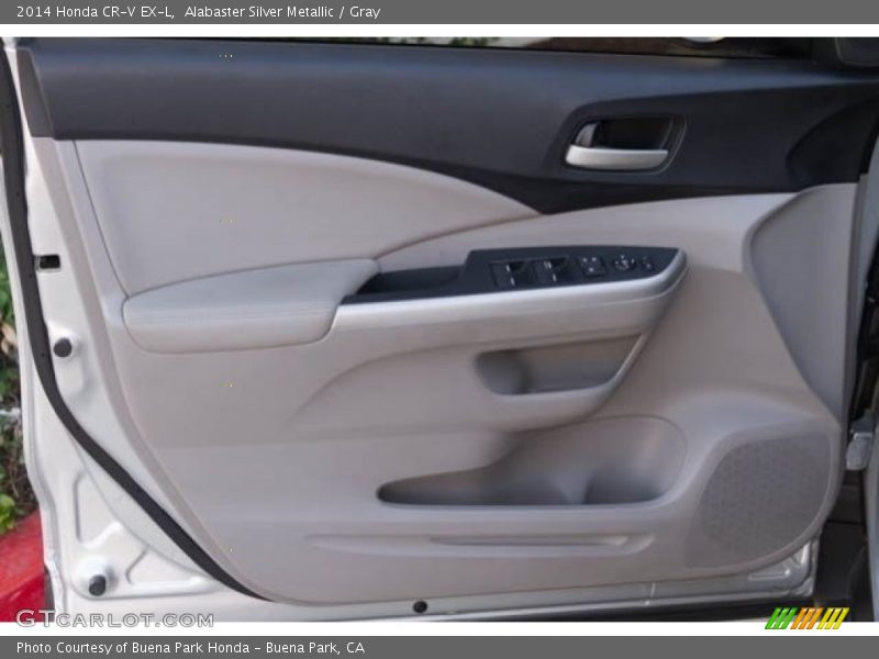 Alabaster Silver Metallic / Gray 2014 Honda CR-V EX-L