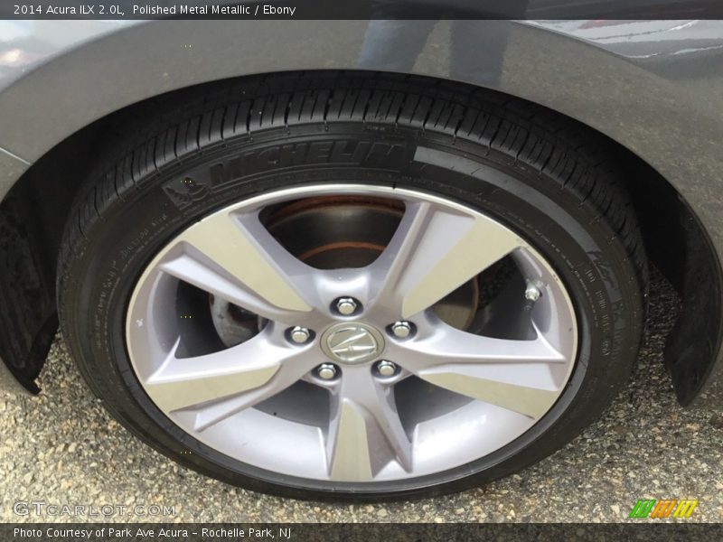 Polished Metal Metallic / Ebony 2014 Acura ILX 2.0L