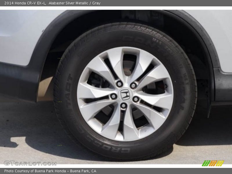 Alabaster Silver Metallic / Gray 2014 Honda CR-V EX-L