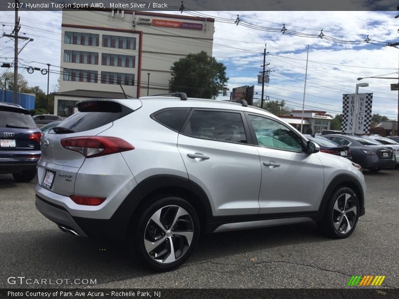 Molten Silver / Black 2017 Hyundai Tucson Sport AWD