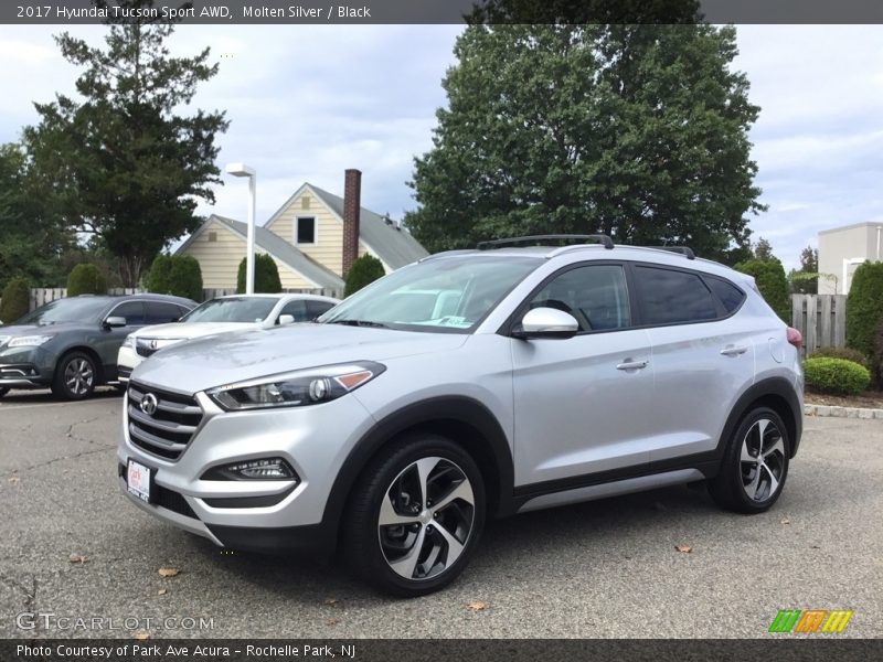 Molten Silver / Black 2017 Hyundai Tucson Sport AWD