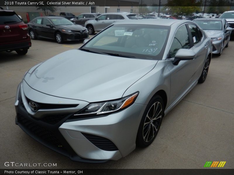 Celestial Silver Metallic / Ash 2018 Toyota Camry SE