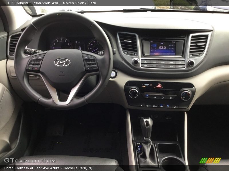 Molten Silver / Black 2017 Hyundai Tucson Sport AWD