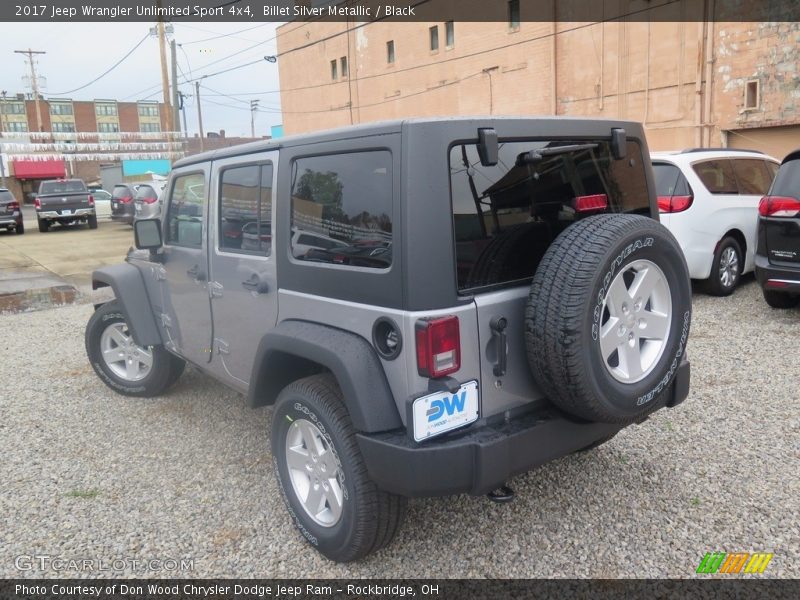 Billet Silver Metallic / Black 2017 Jeep Wrangler Unlimited Sport 4x4