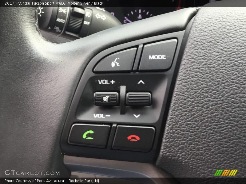 Molten Silver / Black 2017 Hyundai Tucson Sport AWD