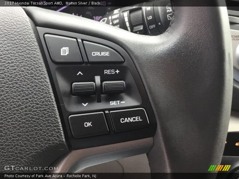 Molten Silver / Black 2017 Hyundai Tucson Sport AWD
