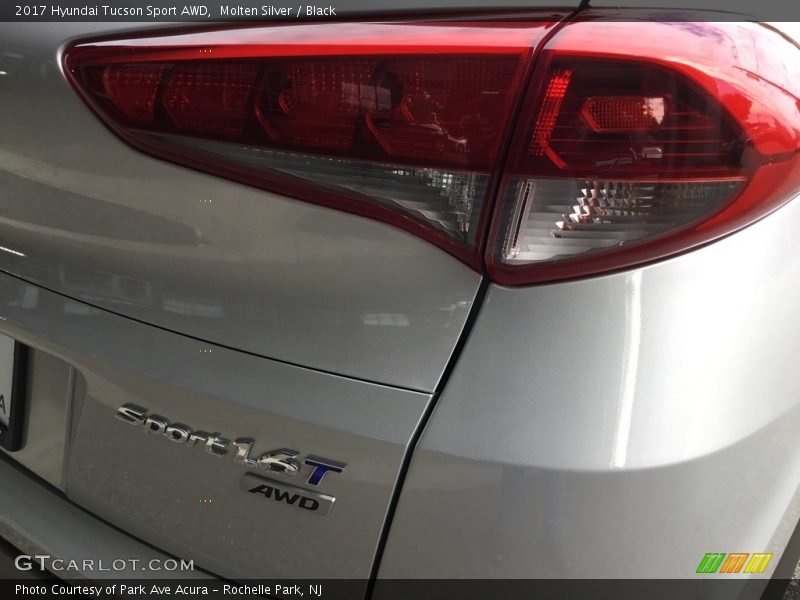 Molten Silver / Black 2017 Hyundai Tucson Sport AWD