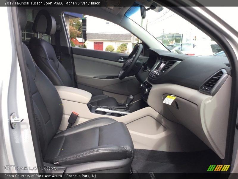 Molten Silver / Black 2017 Hyundai Tucson Sport AWD
