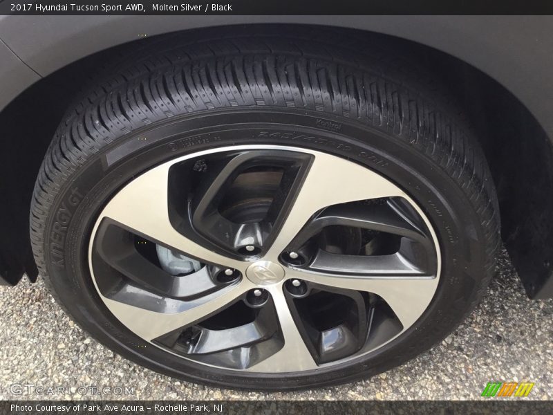 Molten Silver / Black 2017 Hyundai Tucson Sport AWD