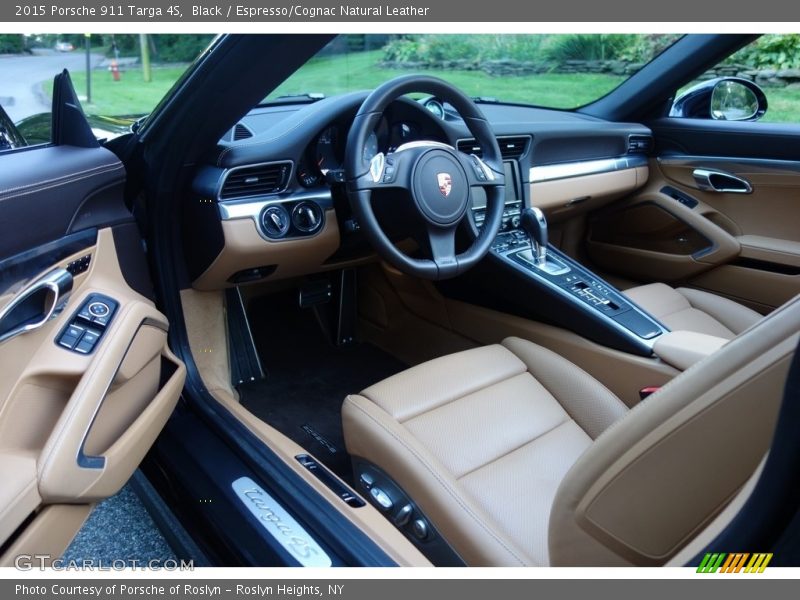  2015 911 Targa 4S Espresso/Cognac Natural Leather Interior