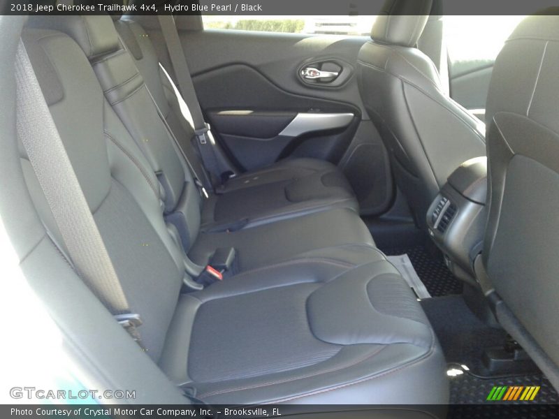 Hydro Blue Pearl / Black 2018 Jeep Cherokee Trailhawk 4x4