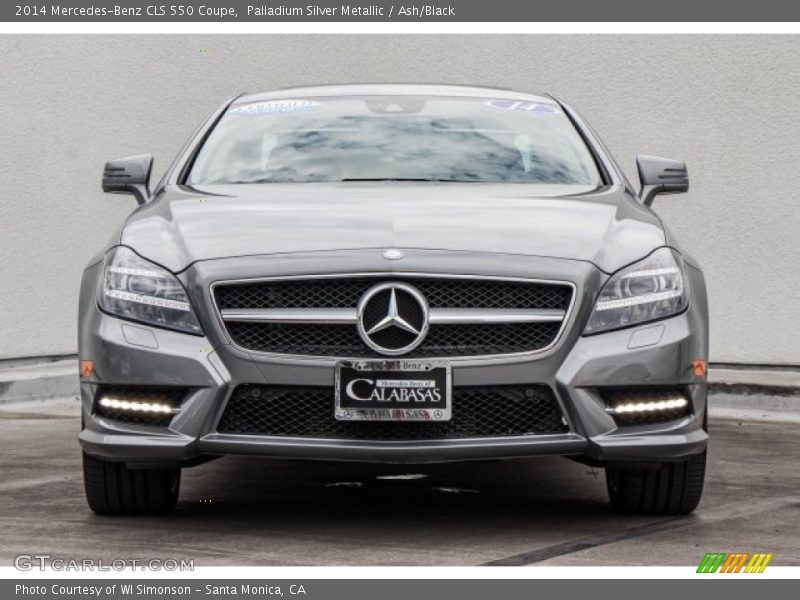 Palladium Silver Metallic / Ash/Black 2014 Mercedes-Benz CLS 550 Coupe