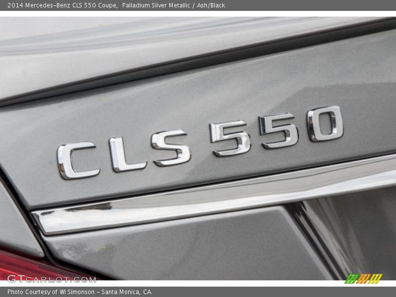 Palladium Silver Metallic / Ash/Black 2014 Mercedes-Benz CLS 550 Coupe