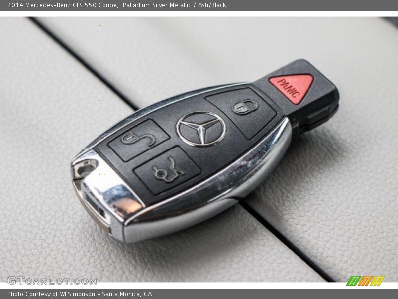 Palladium Silver Metallic / Ash/Black 2014 Mercedes-Benz CLS 550 Coupe