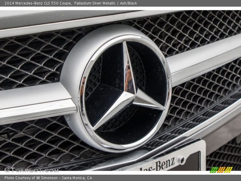 Palladium Silver Metallic / Ash/Black 2014 Mercedes-Benz CLS 550 Coupe