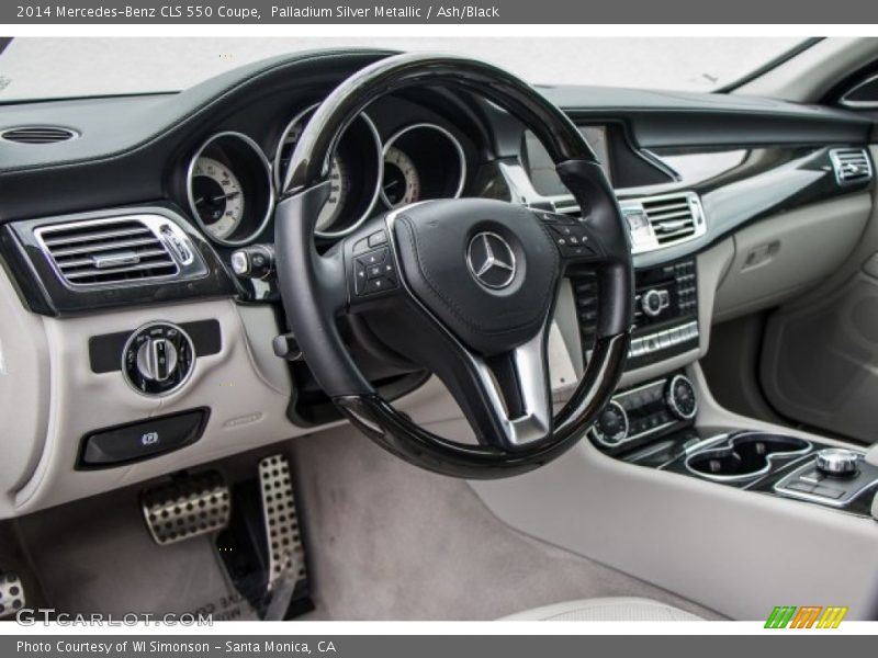 Palladium Silver Metallic / Ash/Black 2014 Mercedes-Benz CLS 550 Coupe