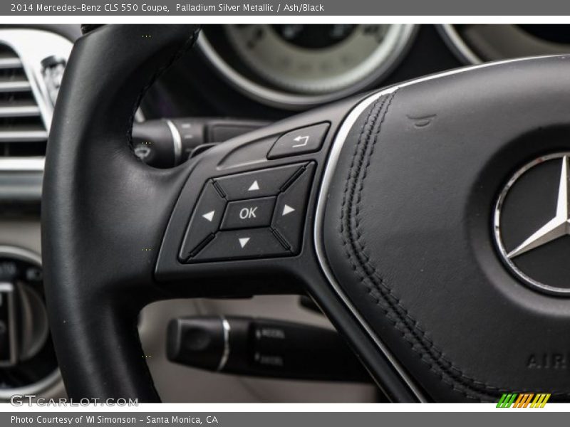Palladium Silver Metallic / Ash/Black 2014 Mercedes-Benz CLS 550 Coupe