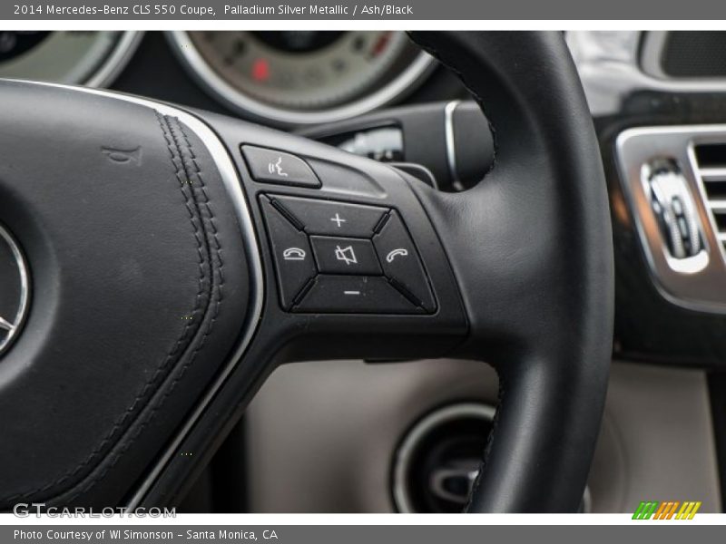 Palladium Silver Metallic / Ash/Black 2014 Mercedes-Benz CLS 550 Coupe