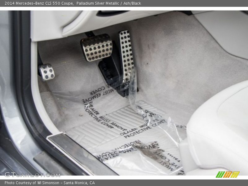 Palladium Silver Metallic / Ash/Black 2014 Mercedes-Benz CLS 550 Coupe
