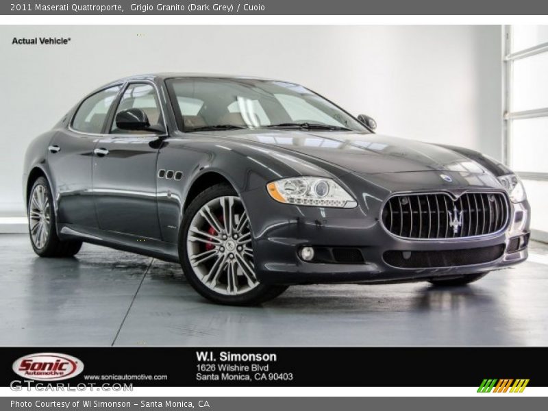 Grigio Granito (Dark Grey) / Cuoio 2011 Maserati Quattroporte