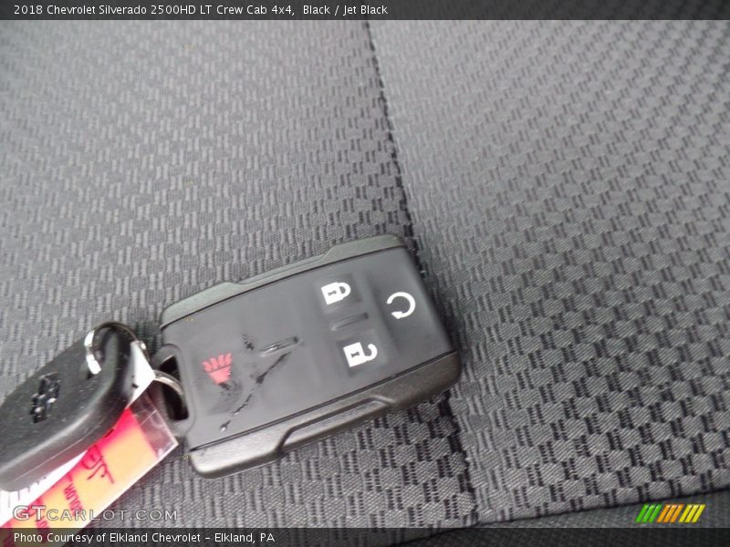 Black / Jet Black 2018 Chevrolet Silverado 2500HD LT Crew Cab 4x4