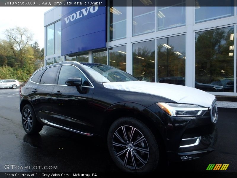 Onyx Black Metallic / Amber 2018 Volvo XC60 T5 AWD