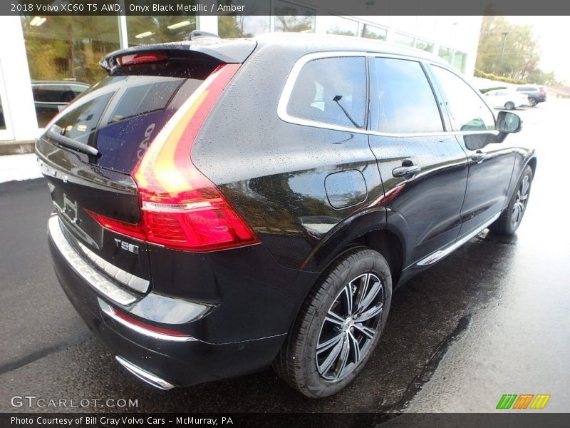 Onyx Black Metallic / Amber 2018 Volvo XC60 T5 AWD