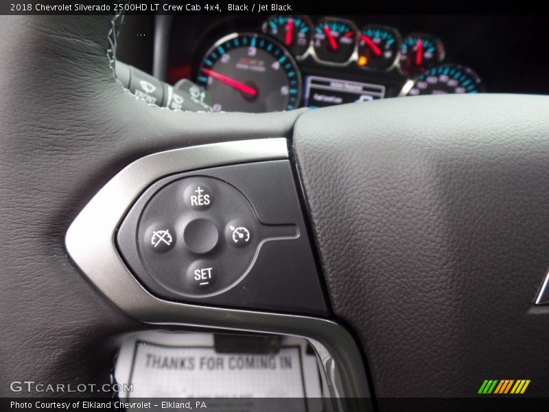 Black / Jet Black 2018 Chevrolet Silverado 2500HD LT Crew Cab 4x4