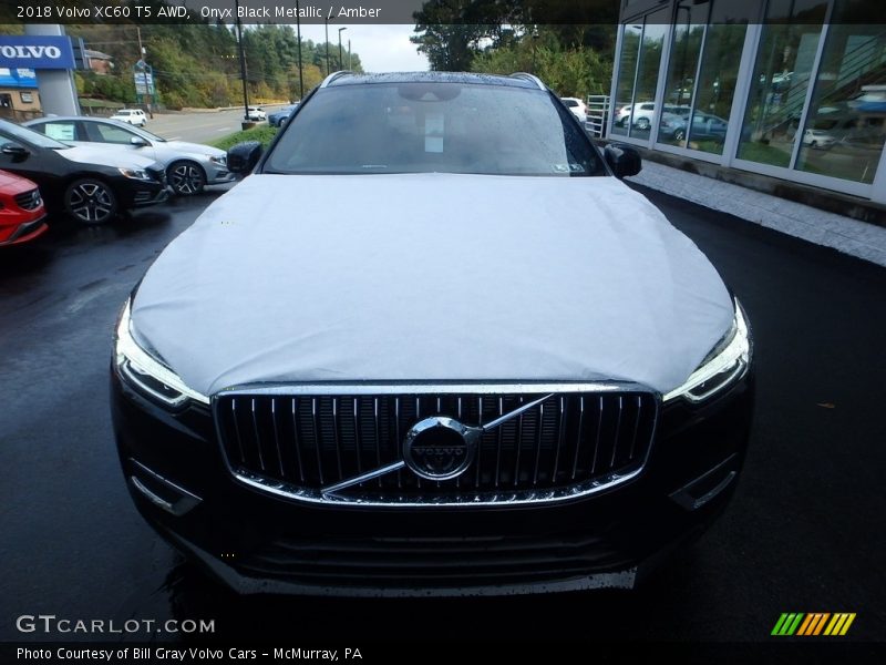 Onyx Black Metallic / Amber 2018 Volvo XC60 T5 AWD