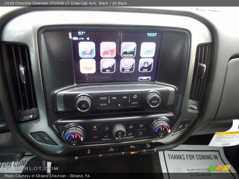 Black / Jet Black 2018 Chevrolet Silverado 2500HD LT Crew Cab 4x4