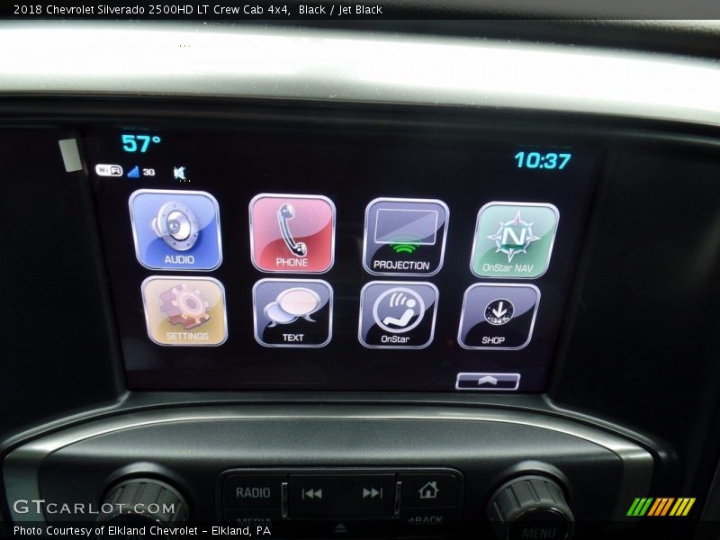 Black / Jet Black 2018 Chevrolet Silverado 2500HD LT Crew Cab 4x4