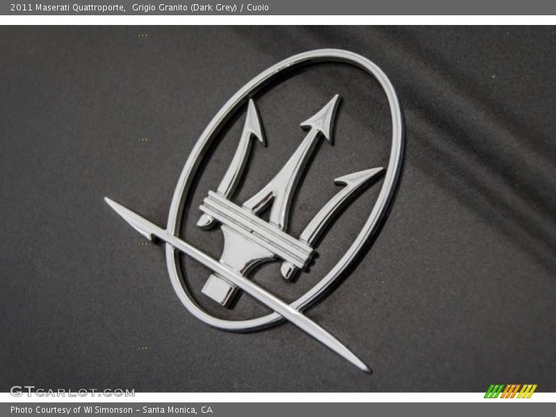 Grigio Granito (Dark Grey) / Cuoio 2011 Maserati Quattroporte