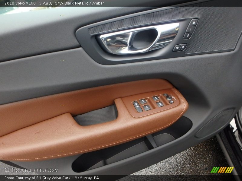 Onyx Black Metallic / Amber 2018 Volvo XC60 T5 AWD