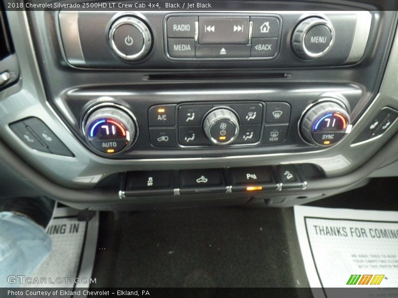 Controls of 2018 Silverado 2500HD LT Crew Cab 4x4