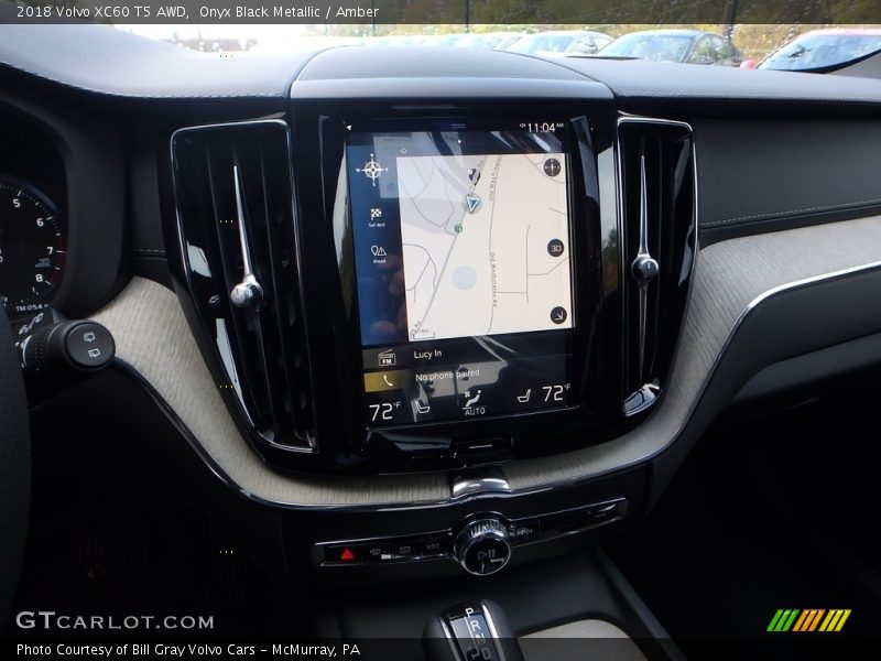 Onyx Black Metallic / Amber 2018 Volvo XC60 T5 AWD