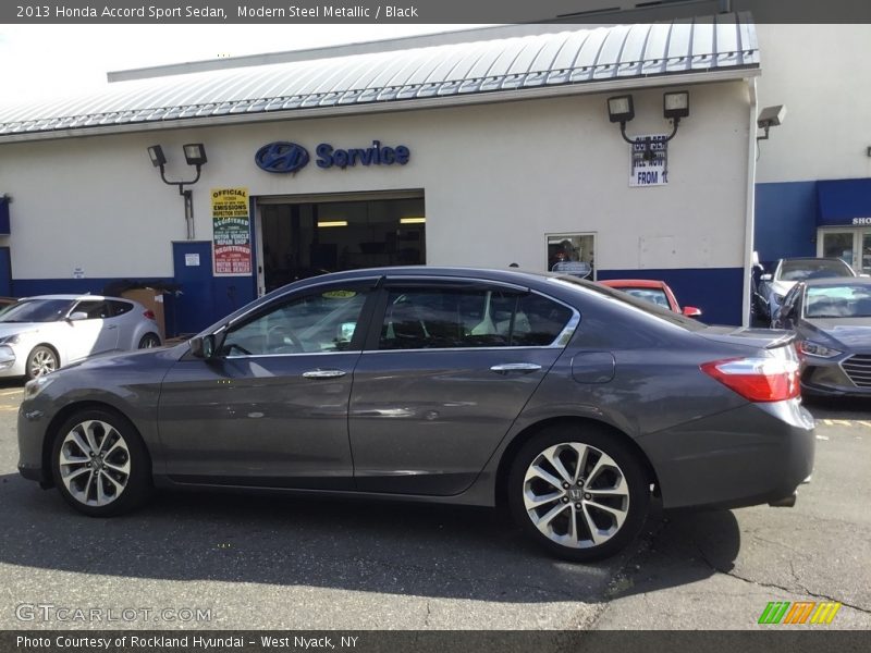 Modern Steel Metallic / Black 2013 Honda Accord Sport Sedan