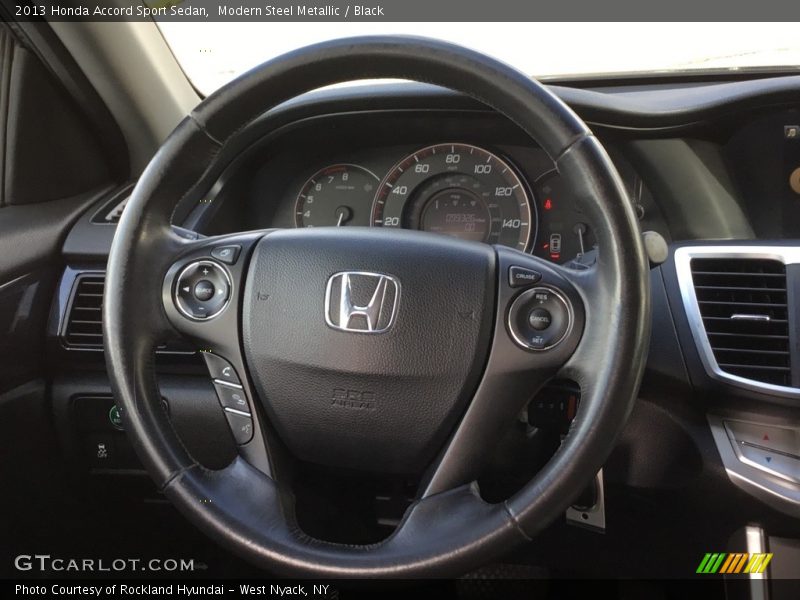 Modern Steel Metallic / Black 2013 Honda Accord Sport Sedan