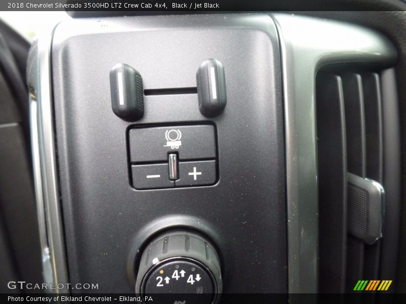 Controls of 2018 Silverado 3500HD LTZ Crew Cab 4x4