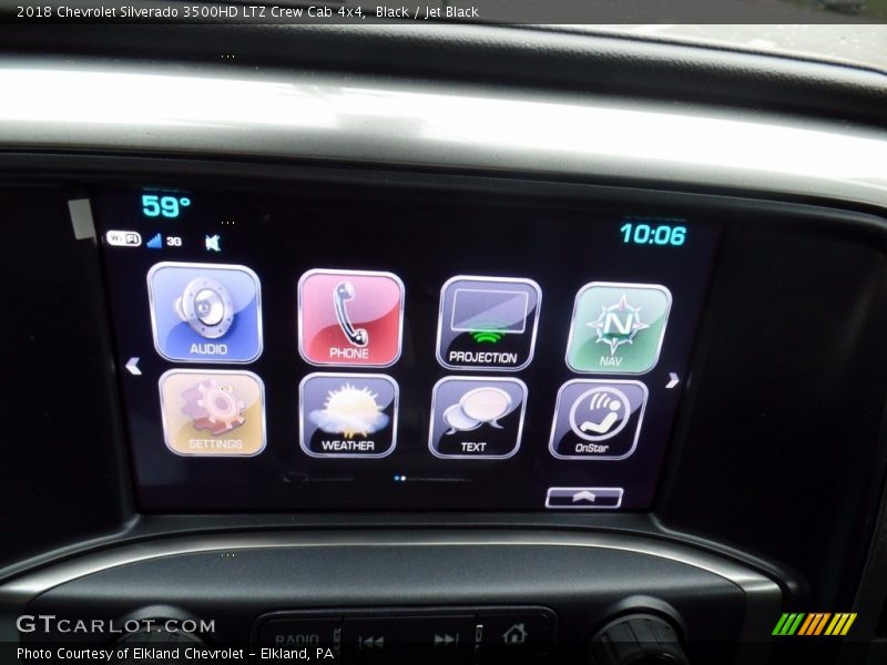 Black / Jet Black 2018 Chevrolet Silverado 3500HD LTZ Crew Cab 4x4
