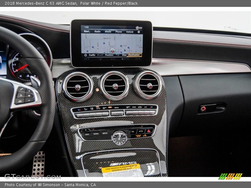 Controls of 2018 C 63 AMG Sedan